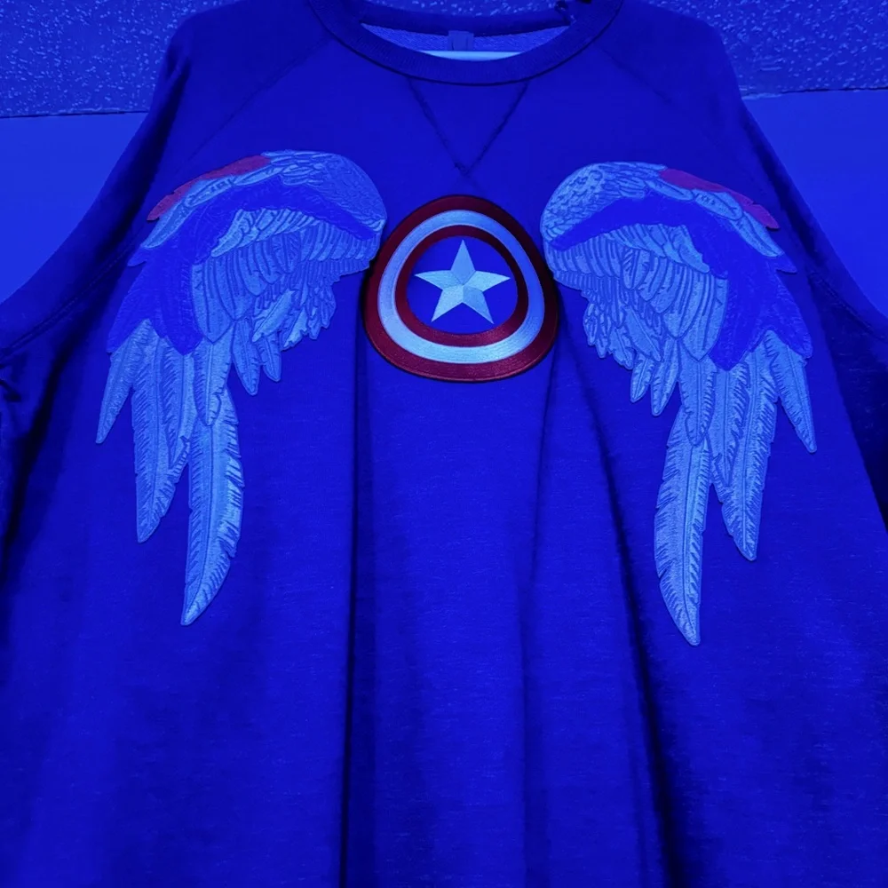 Captain America (Sam Wilson) Terry Crew Sweater